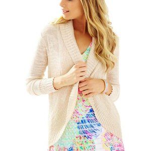 Lilly PUlitzer Brookside  Cardigan Sand Dune M